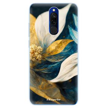 Odolné silikonové pouzdro iSaprio - Gold Petals - Xiaomi Redmi 8