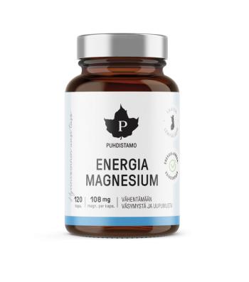 Puhdistamo Energia Magnesium 120 kapslí