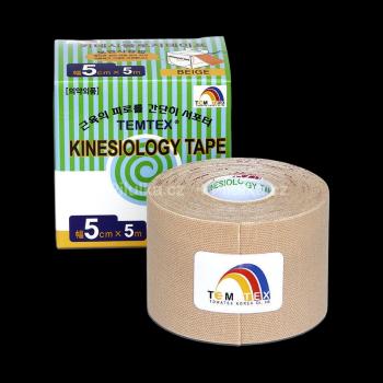 TEMTEX Kinesology tape Tejpovacia páska béžová 5cm x 5m