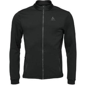 Odlo MID LAYER FULL ZIP BERRA Pánská mikina, černá, velikost