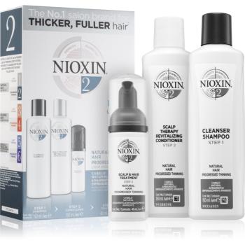 Nioxin System 2 Natural Hair Progressed Thinning dárková sada proti vypadávání vlasů unisex