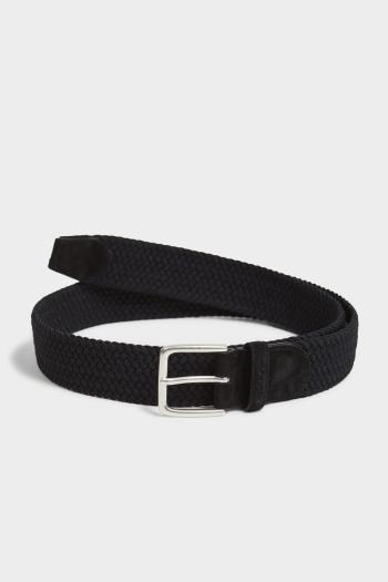 OPASEK GANT ELASTIC BRAID BELT BLACK