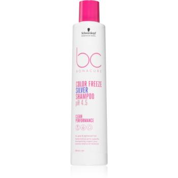 Schwarzkopf Professional BC Bonacure Color Freeze Silver stříbrný šampon pro blond a melírované vlasy 250 ml