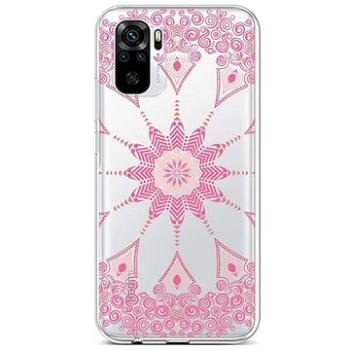 TopQ Xiaomi Redmi Note 10 silikon Pink Mandala 58074 (Sun-58074)