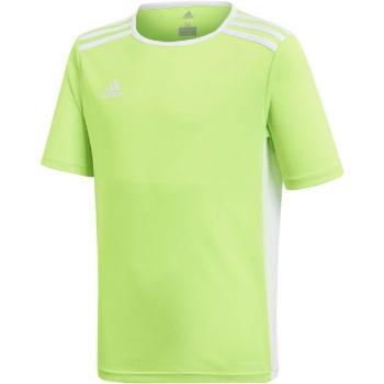 adidas ENTRADA 18 JERSEY Chlapecký fotbalový dres, světle zelená, velikost