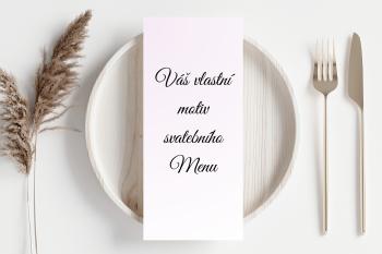 Personal Svatební menu - vlastní design