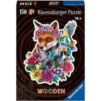 Ravensburger Puzzle 175123 Dřevěné Puzzle Barevná Liška 150 Dílků  (4005556175123)