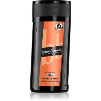 Bruno Banani Absolute Man osvěžující sprchový gel 3 v 1 pro muže 250 ml