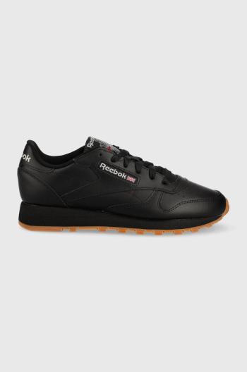 Kožené sneakers boty Reebok Classic CLASSIC LEATHER černá barva, GY0954.100008493