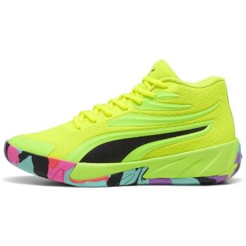 Puma COURT PRO MARBLE Férfi kosárlabda cipő, világoszöld, méret 44