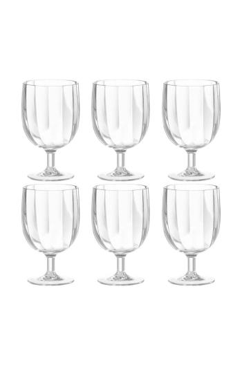 Sada sklenic na víno J-Line Glass Plastic 6-pack