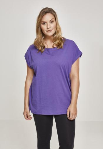 Urban Classics Ladies Extended Shoulder Tee ultraviolet - XS