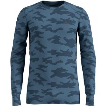 Odlo SUW MEN'S TOP L/S CREW NECK ACTIVE WARM XMAS Pánské triko, modrá, velikost