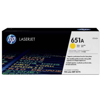 HP CE342A - originálny toner HP 651A, žltý, 16000 strán