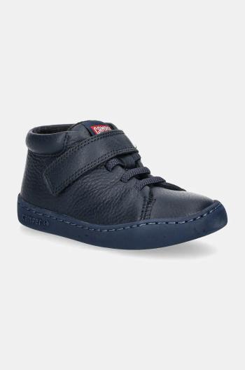 Dětské kožené sneakers boty Camper Peu Touring tmavomodrá barva, K900251.014