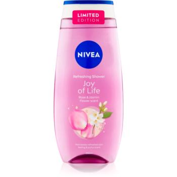 Nivea Joy of Life pečující sprchový gel Rose & Jasmine 250 ml