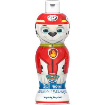 Nickelodeon Paw Patrol Shower Gel & Shampoo sprchový gel a šampon 2 v 1 pro děti Marshall 400 ml