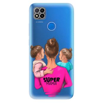 Odolné silikonové pouzdro iSaprio - Super Mama - Two Girls - Xiaomi Redmi 9C