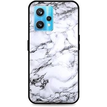 TopQ Kryt LUXURY Realme 9 Pro+ pevný Marble White 73150 (Sun-73150)