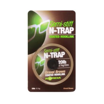 Korda Šňůrka N-Trap Semi Stiff 20m - 15lb Weedy Green