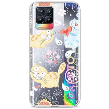 TopQ Realme 8 silikon Happy Cats 61501 (Sun-61501)