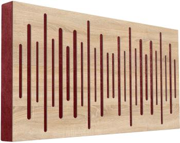 Mega Acoustic FiberPRO120 Spectrum Sonoma Oak/Dark Red Absorpční dřevěný panel