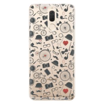 Odolné silikonové pouzdro iSaprio - Vintage Pattern 01 - black - Huawei Mate 10 Lite