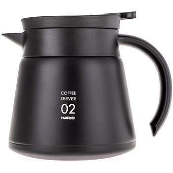 Hario Insulated Stainless Steel Server V60-02 Black - 600ml (4977642220584)