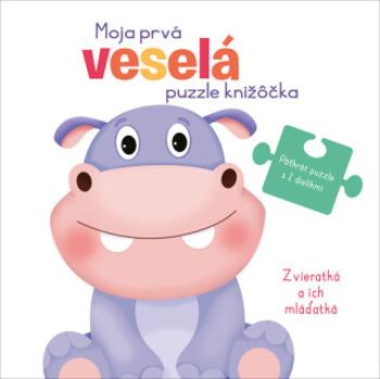 Moja prvá veselá puzzle knižôčka Zvieratká a ich mláďatká