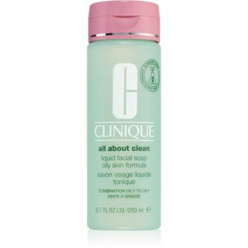 Clinique Liquid Facial Soap Oily Skin Formula tekuté mýdlo pro mastnou a smíšenou pleť 200 ml