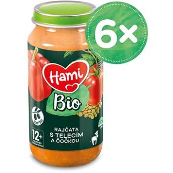 Hami BIO Rajčata s telecím a čočkou 6× 250 g (5900852058226)