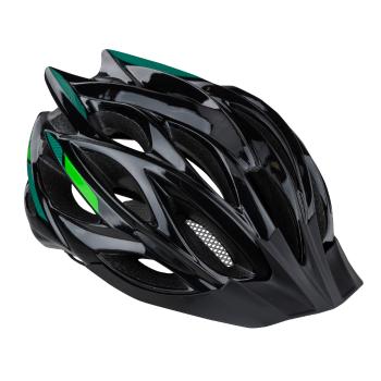 Cyklo přilba Kellys Dynamic 019  Black-Green  M/L (58-61)