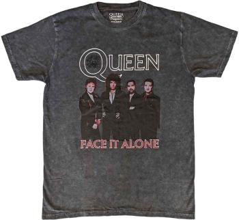 Queen Tričko Face it Alone Band Unisex Black 2XL