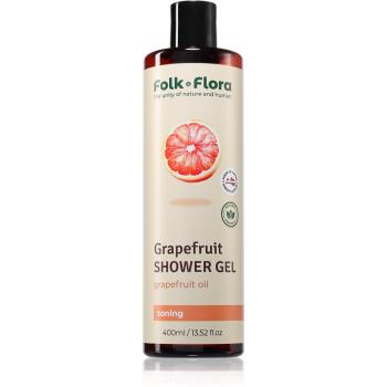 Folk & Flora Grapefruit osvěžující sprchový gel 400 ml