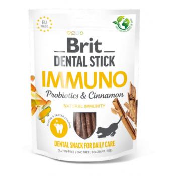 Pochoutka Brit Dental stick imunita s probiotiky a skořicí 7ks