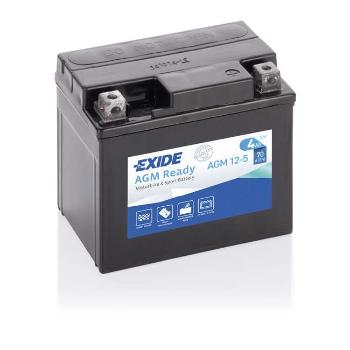 Exide AGM 12-5 12V 4Ah 70A Jobb+ motorakkumulátor