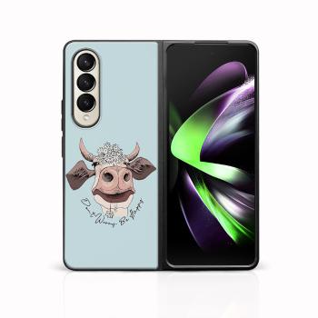 MY ART Ochranný kryt pre Samsung Galaxy Z Fold 3 5G  HAPPY COW (181)