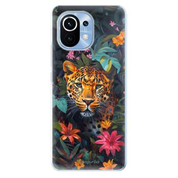 Odolné silikonové pouzdro iSaprio - Flower Jaguar - Xiaomi Mi 11