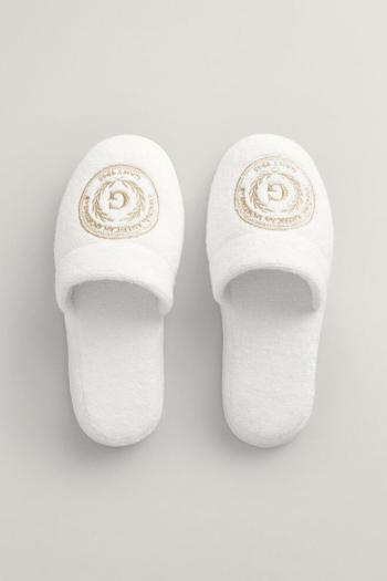 DOMÁCI OBUV GANT CREST SLIPPERS WHITE