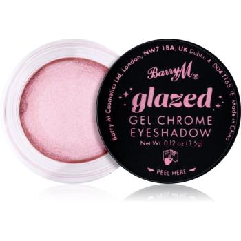 Barry M Glazed Gel Chrome Eyeshadow gelové oční stíny odstín So Persuasive 3.5 g