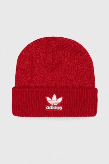 Čepice adidas Originals červená barva