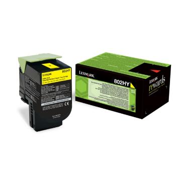 Lexmark 80C2HYE žlutý (yellow) originální toner