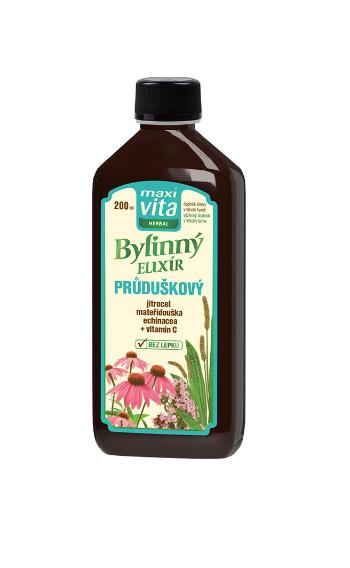 Maxivita Herbal Bylinný elixír Průduškový 200 ml