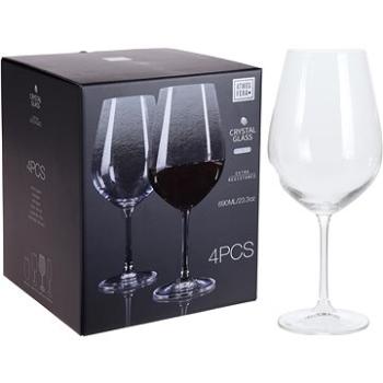 H&L Sklenice na červené víno Crystal 690ml, set 4ks (A183-00-00)