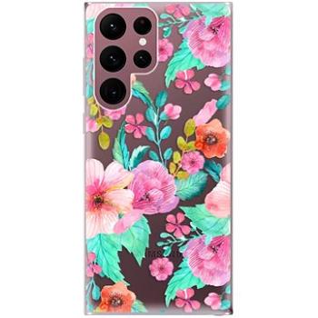 iSaprio Flower Pattern 01 pro Samsung Galaxy S22 Ultra 5G (flopat01-TPU3-S22U-5G)