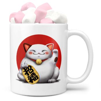 Hrnek Maneki-neko (Náplň hrníčku: Marshmallow)