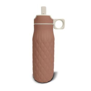 Nuuroo Silikonová láhev na pití Nima 400 ml Chocolate Malt