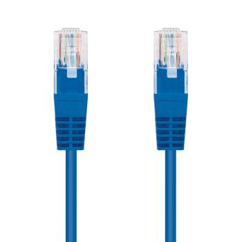 Kabel C-TECH CB-PP5-2B patchcord Cat5e, UTP, modrý, 2m