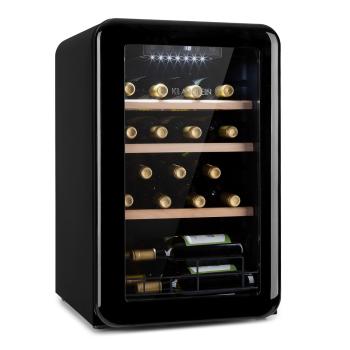 Klarstein Vinetage 19 Uno, frigider pentru vinuri, 70 l, 4 - 22 °C, design retro