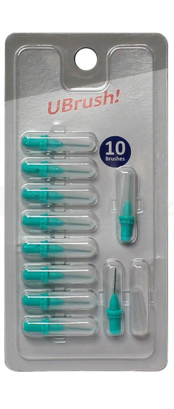 Herbadent UBrush 0,9 mm náhradní nástavce 10 ks